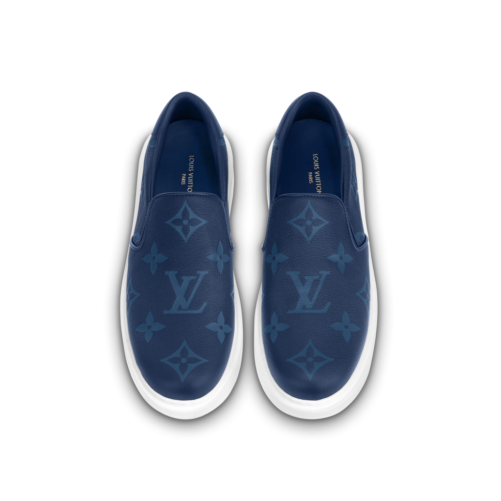 Louis vuitton store slip on trainers